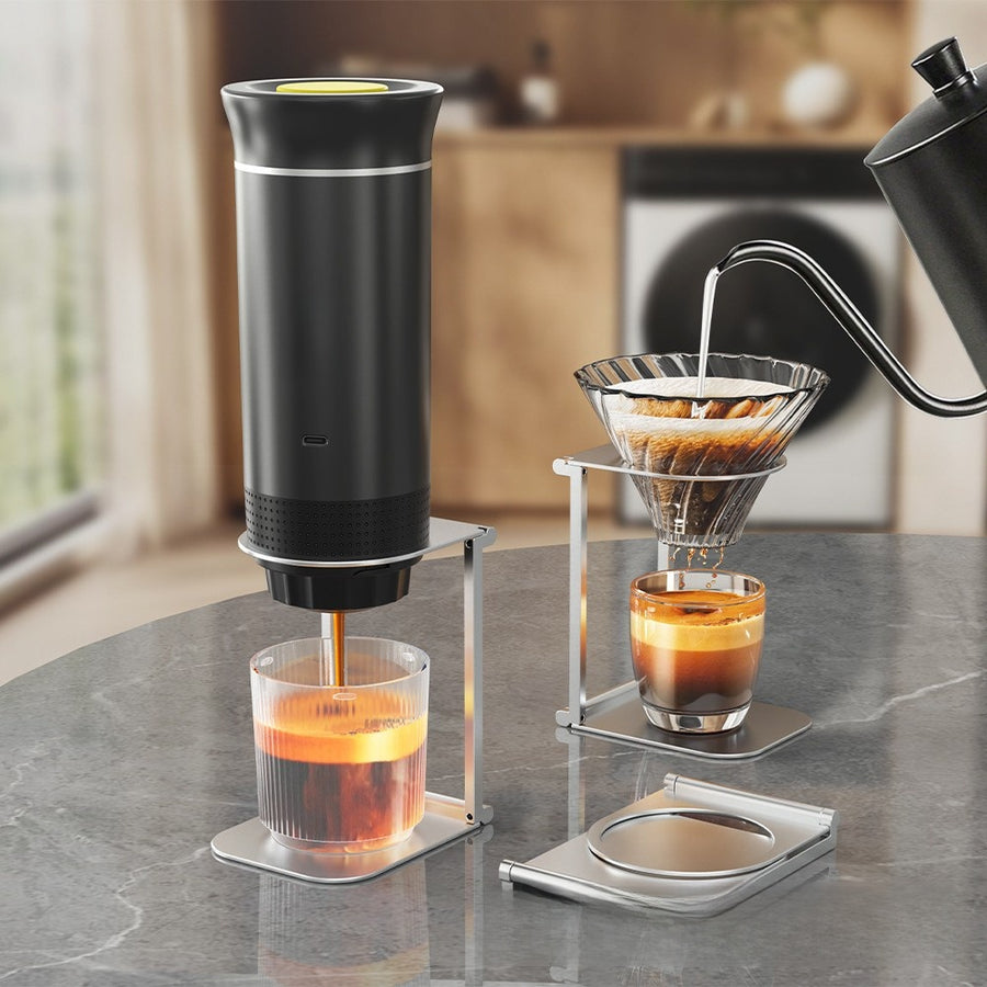 A cafe on your counter. A lock on your door.
