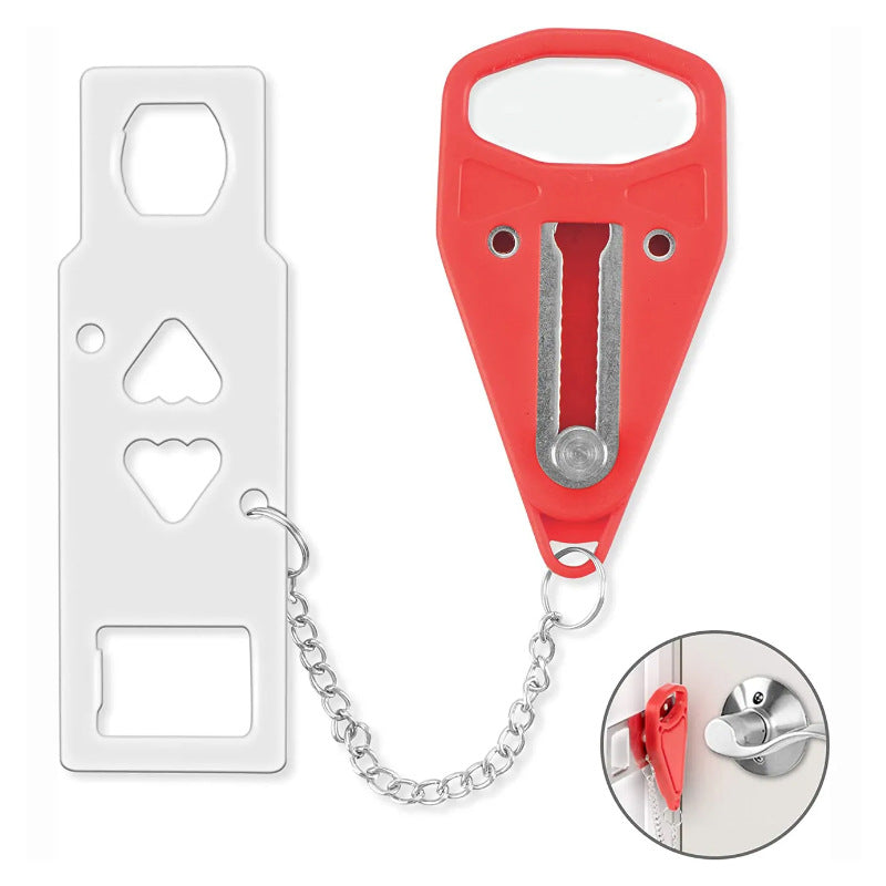 Portable Dual Function Door Lock- 2 Pack