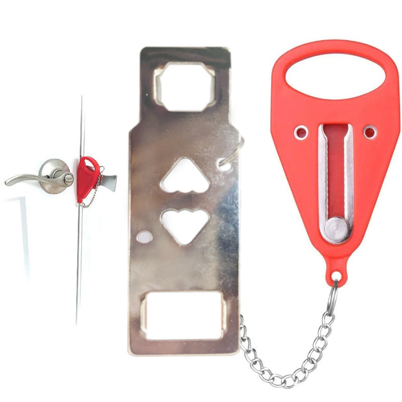 Portable Dual Function Door Lock- 2 Pack